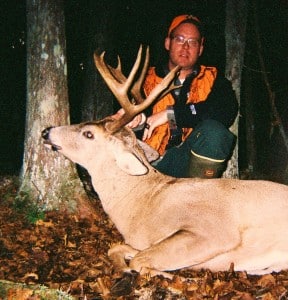 Troy Spooner with mature big woods buck from the Upper Peninsula of Michigan