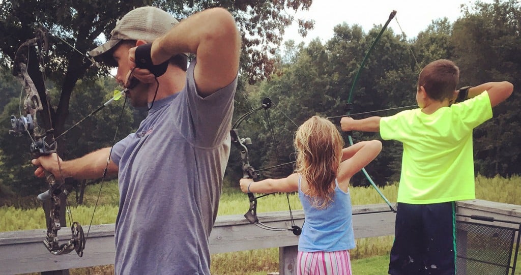 family archery - kids archery - getting kids into archery