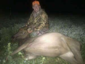 michigan elk hunt 2015 - Troy Spooner with cow elk