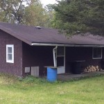 hunting cabin on the property for sale by owner
