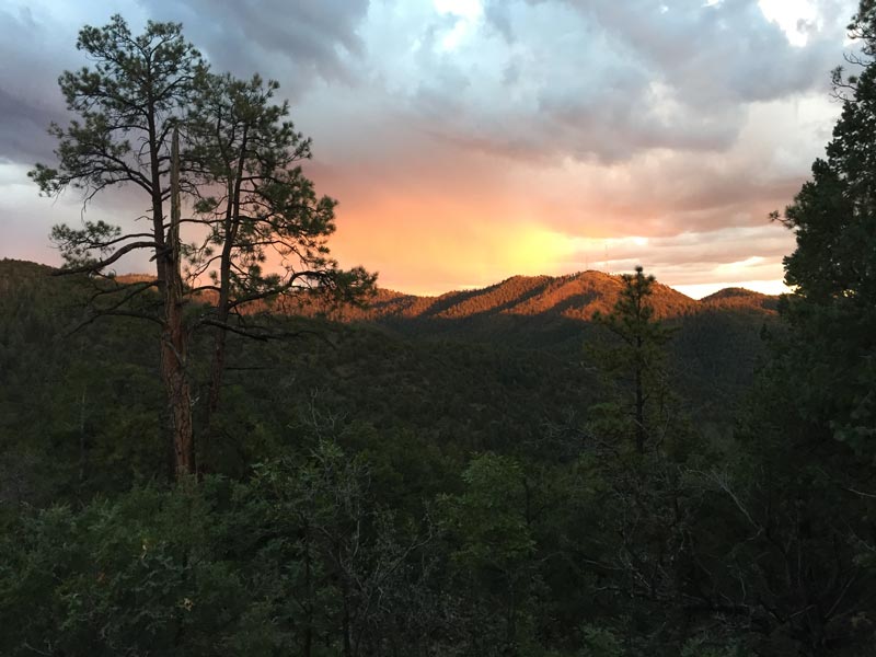 sunset in New Mexico elk unit 13